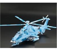 FOCKEIOMTZ Display Scale Aircraft 1:72 For Caic Z-10 Simulation Helicopter Plane Diecast Alloy Finished For Model Collection Souvenir Suitable For Gift Giving(Blue)