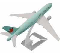 FOCKEIOMTZ Display Scale Aircraft 16Cm 1:400 For B777 Canada Airline Plane With Base Alloy Finished For Model Decorative Bookcase Suitable For Gift Giving