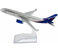 FOCKEIOMTZ Display Scale Aircraft 16Cm For Russian Airline A330 Alloy Simulation Plane For Model Decorative Bookcase Suitable For Gift Giving