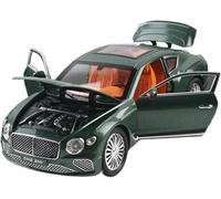 FOCKEIOMTZ Scale Diecast Car 1:24 For Bentley Continental Simulation Metal For Model Sound Light Pull Back For Collectible For Vehicle(B)