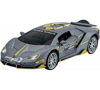 FOCKEIOMTZ Scale For Model Car Replica 15Cm Long 1:32 For Miniature Alloy Diecast For For Lamborghini Lp770-4 Exquisite Desktop Ornaments Motor Vehicles(Titanium)