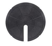Focket 17.7in Slotted Sump Basin Cover, Black Decorative Submersible Sump Pump Cover, Plastic Septic Tank Lid for Sewage Pump, Basin, Bucket, Water, Outdoor Well