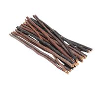 Focket 20 Pcs Apples Sticks, Naturals Organic Small Animals Chew Stick, Rabbit Toy Apples Branch Molar Wood Treats for Rabbit, Hamster, Chinchilla, Gerbil, Squirrel and Guinea Pigs