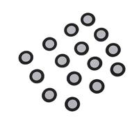 Focket 200Pcs 3D Scanner Markers, High Reflectivity Reusable Magnetic 3D Scanning Dots 3D Tracking Stickers with Reflective Glass Microspheres for Motion Gait Analysis