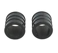 Focket 2pcs High Temperature Rubber Exhaust Clamps, 1W2 14714 00 00, Black, For Banshee 1987-2006 Exhaust Pipe, Muffler, Manifold