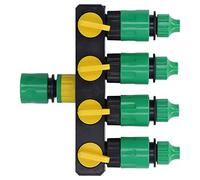 Focket 4 Way Water Hose Splitter, Heavy Duty ABS Faucet Divider