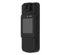 Focket Body Camera Video Recorder, 128GB Rotatable Mini Camera Camcorder Camera, Wearable Police Body Cam for Sports, Law Enforcement, Security Guard