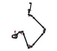 Focket Camera Desk Mount, Adjustable Overhead Camera Mount Desk Stand with 1/4in 3/8in Screw Ball Head for DSLR Ring Light Webcam (31 Inch)
