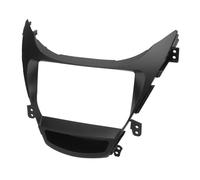 Focket Car Radio Stereo Fascia Panel 9in ABS Dash Trim for Elantra 2011-2014 with GPS Navigation Frame and Scratch Resistant Protection (With power cord)