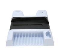 Focket Charging Station, Dual Controller Charger with 3 Levels Adjustable Fan 10 Game Card Slot Charging Indicator for Console