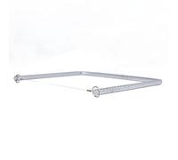 Focket Clay Cutter Wire, Stainless Steel Wire Smoother Cutting Rustproof Deformation Free Easy One Hand Operation Pottery Cutter, Clay Sculpting Tools with U Shaped Ergonomic