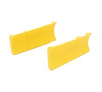 Focket Croc Accessories, 2 Pack Stylish Snow Plow Attachment PLA Shoe Charms with Easy Attach for Shoes with Holes (Yellow)