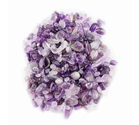 Focket Crystalstein Chips for the Decoration of the Altar Fishtank Blumenpot Demagnetization, Irregular Pieces for Buddha, 1 Pound, Quartz (Purple Crystal)