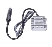 Focket DC Step Up Converter, 9V To 28V Input Steady 30V 3.5A Output Zero Voltage Drop Boost Converter, Weatherproof Aluminum Housing with Cigar Lighter Socket For Car Truck Boat Solar