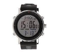 Focket Digital Watch, 10ATM Altimeter Barometer Thermometer Tactical Watch, Fishing with Fishing Point Tracking EL Backlit for Men Women Outdoor Sports Hiking (Black Gray)