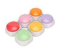 Focket Dog Communication Buttons, 30 Second Record Playback ABS Material Safe Sturdy Dog Talking Buttons, Recordable Button with 6 Color Options for Pet Training Office Use