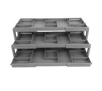 Focket Drawer Organizer, Collapsible 3 Tier Expandable Multi Level