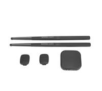 Focket Electric Air Drum Set, 3D Motion Sensing Portable Virtual Electric Drum Set Adult Full Size Electronic Kit with Drumsticks and Pedals for Adults and Kids (Black)