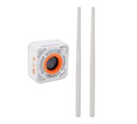 Focket Electronic Drum Set, 3 Modes Virtual Electric Drumsticks with 3.5mm Input Speaker Lanyard APP Lessons Games for Adults Kids