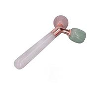 Focket Face Massager, Handcrafted Jade Spot Kneading Action Facial Roller Multi Angle Design with Skin Tone Enhancement for Face Arm Eye