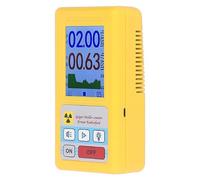 Focket Geiger Counter, High Accuracy Multifunctional Radiation Detector, Nuclear Radiation Dosimeter with Quick Data Reading for Home Outdoor Industrial Use (Yellow)