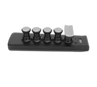 Focket Guitar Chord Trainer, Correct Hand Shape Development Realistic Fretboard Simulation Guitar Learning Tool Portable Chord Trainer with Counting Zeroing Function Removable Keys for