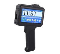 Focket Handheld Inkjet Printer, Portable Inkjet Coding Machine with 42ml Quick Drying Ink Cartridge & 12.7mm Print Height for Text, Barcode, QRCode, Counter, Batch Number, Date