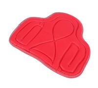 Focket Horse Saddle Pad, Thickened PU Leather Saddle Pad with Good Breathability for Equestrian Riding Comfort (Red)