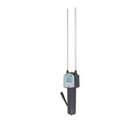 Focket Humidity Meter, Compact Portable Meter with Probe LCD Display, Preventing Spoilage Ensuring Livestock Health, for Farmers Ranchers