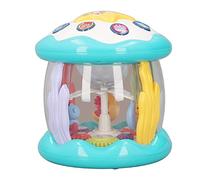 Focket Infant Toys 6 to 12 Months, Rotating Musical Projector with Animal Sounds and Melody Music, Crawling Toys with Light Up Projection for Tummy Time Learning