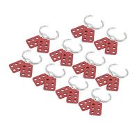 Focket Isolation of 6 HASP HASP Aluminum Hoods, 10 Pieces of Security Pre-Locker Label for The Maintenance Electrical Devices