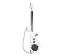 Focket Kids Electric Musical Guitar, Stringless Smart Guitar with DJ Turntable, Bluetooth & Lights, Foldable Travel Backing Guitarr for Kids Toddler Musical Instrument Toys (Gray)