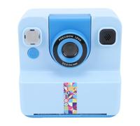 Focket Kids Instant Print Camera, 2.4 Inch Screen 180 Degree Rotating Lens 1080P Video Instant Print Camera for Kids, Digital with Lanyard 5 Colorful Pens USBC Cable for (Blue)