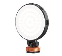 Focket LED Video Light, Rechargeable 400mAh Battery Bicolor Dimmable 2500-8500K Camera Light, Photography Fill Lamp with Cold Shoe Base and 1/4 Screw Hole for Cameras, Tripods