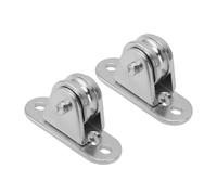 Focket Length Pulley Block With Effortless Work, 2 Stainless Steel Packages From the Leash Roller to the Electric Ceiling, Simple Installation for an Optimal Rope Outlet (2pcs)