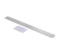 Focket Luthier Tools, Stainless Steel Guitar Neck Notched Straight Edge, Guitar Setup Tools with String Action Gauge Clear Scale for Electric Acoustic Guitars