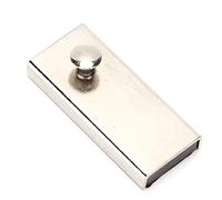 Focket Magnetic Seam Guide, Adjustable Stainless Steel Seam Guide Gauge, Sewing Machine Accessory with Powerful Magnet for Household and Garment Industry Use