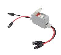 Focket MCB Circuit MCB 2P DC 500V 32A Separate the Switch with an IP65 Distribution Box, Reliable Sunscreen, Home Use, Polycarbonate Material (With Cable and PV Connector)