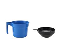 Focket Milk Strainer, 500ml High Visibility Splash Proof Manual Filter Cup, Plastic Handheld Milk Filter with Easy to Clean Lightweight Design for Raw Filtration At Home or Travel