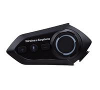 Focket Motorcycle Bluetooth Headset Helmet Speakers with Microphone, Automatic Answer, Noise Cancellation, IP56, 13H Battery, Voice Assistant Wake Up for Travel