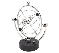 Focket Perpetual Motion Desk Toy, Magnetic Swing Orbital Craft Electronic Motion with Stable Left Right Swaying for Home Office Desk Decoration Space Decor Art Physics Toys