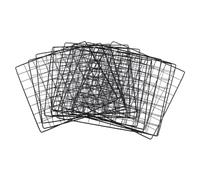 Focket Pet Playpen, 12 Panels Detachable Flexible Assembly Metal Puppy Playpen Iron Mesh Wire Fence with Removable Panels for Small Dogs Cats Rabbits Hamsters