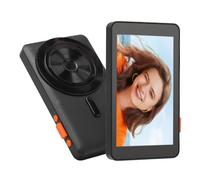 Focket Phone Vlog Selfie Monitor Screen, 4in 1080P Selfie Display Magnetic Phone Back Camera Screen, Real Time Phone Rear Camera Selfie Screen for Selfie Vlog Live Stream