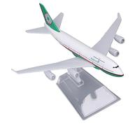 Focket Plane Model, High Simulation Taiwan Evergreen 747 Alloy Airplane Model Military Aircraft with Display Stand For Home Office Collection Adults Children Gift