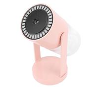 Focket Portable Mini Humidifier, Aromatherapy Diffuser with Colorful Ambient Light for Car Home Indoor Use (Pinkish)