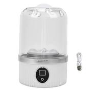 Focket Portable Washing Machine Mini Laundry Washer Ultrasonic Underwear Washer Rechargeable Cordless with 3000mAh Battery for Travel Camping Apartment Dorms Socks Delicates (White)