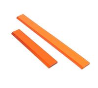 Focket Putty Scraper, 2Pcs TPE Plastic Material with Ergonomic Handle for Plasterboard and Wallboard, Arc Shaped Design for Accurate Scraping, 30cm and 50cm Size
