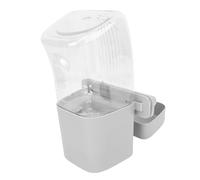 Focket Rabbit Water Dispenser, 1200ml Hanging Automatic Guinea Pig Water Bottle, Pet Bowl with Easy Clean Design for Small Animals Cage (Grey)