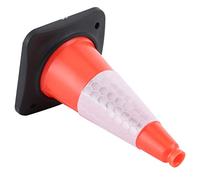 Focket RC Traffic Cone, Simulated Road Marker for RC Car Racing Sports with ABS Plastic Reflective Design for HSP Redcat HPI AXIAL 75 X 42mm (Red)