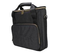 Focket Record Storage Bag, Collapsible Record Carrying Bag with Divider & Shoulder Strap for 7in 10in 12in Records, Albums Storage Case Hold Up to 10 Records for Collection, Travel